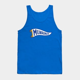 Milwaukee Pennant - Blue Tank Top